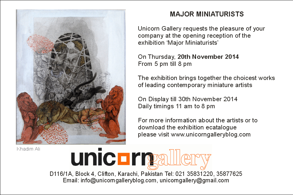 major miniaturists 20 november 2014