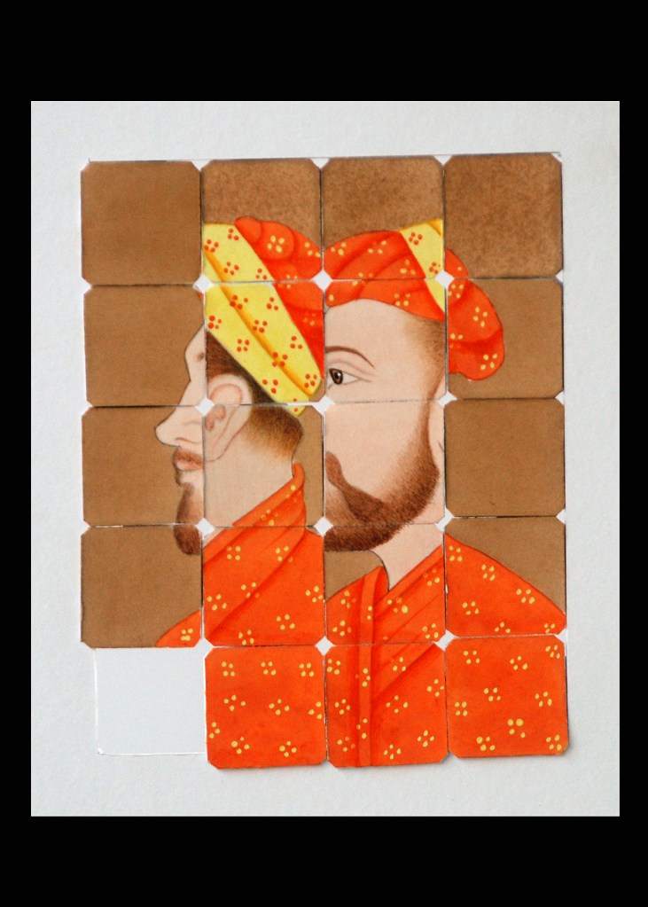 Amjad Ali Talpur-Gouache on Wasli on Cardboard.5x6