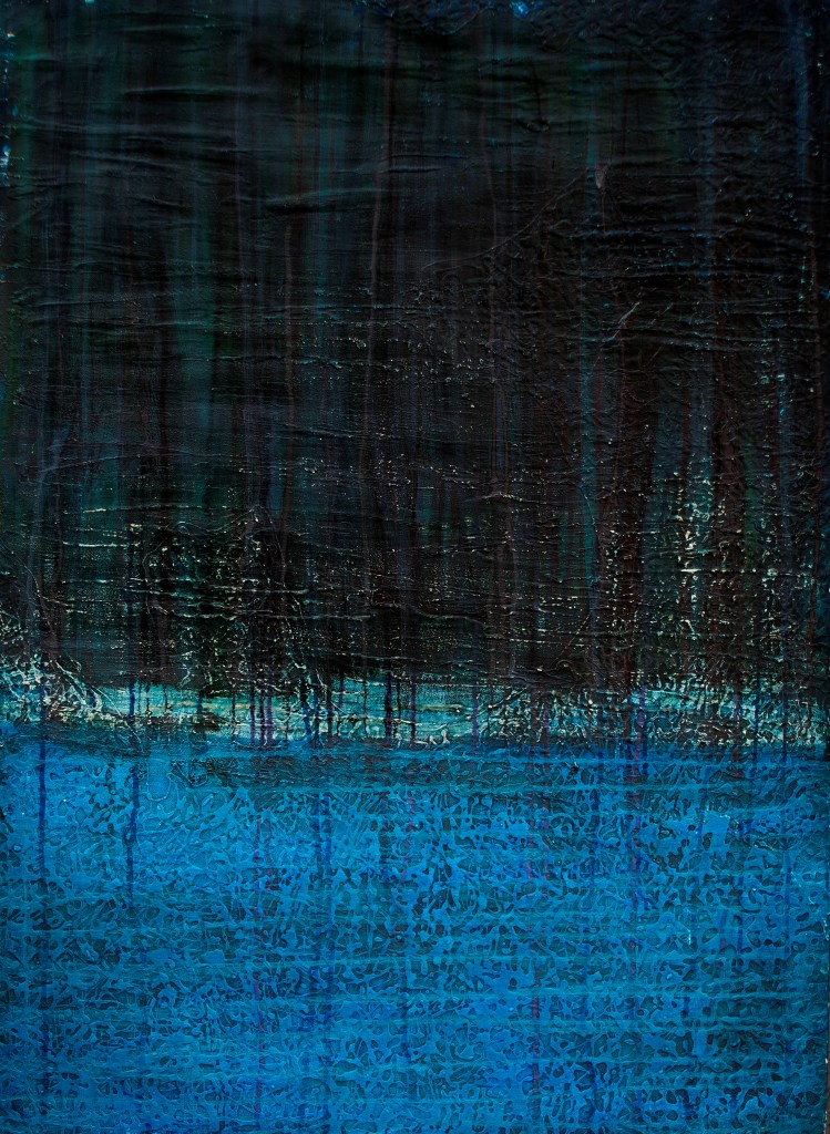 'Mangroves' 30 by 42 inches, oil on canvas